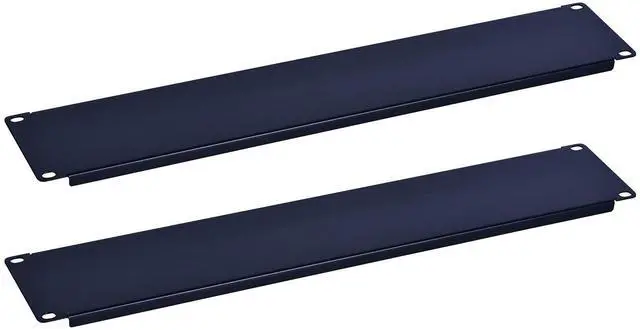 Main image of RackPath 2U Blank Rack Mount Panel Spacer for 19in Server Rack Enclosure or Network Cabinet - 2 Pack