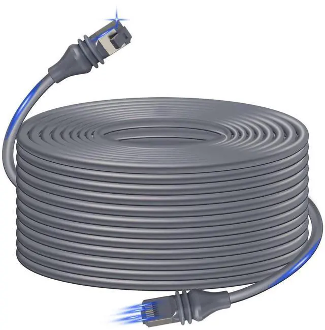 Main image of Rixunovex Starlink Cable Gen 3 30FT/9.5M | Starlink Mini Cable | Starlink Standard V3 Kit | Starlink Ethernet Cable | Compatible with Rectangular Satellite and Accessories | Waterproof Outdoor Grey