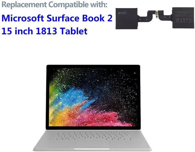 Alt view image 3 of 3 - SwarKing Replacement Battery Compatible with DYNH01 Microsoft Surface Book 2 15" 1793 Enhanced Version Tab