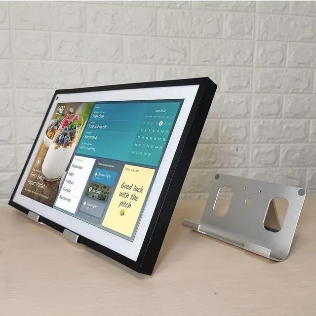 Alt view image 3 of 5 - Tilt Stand for Echo Show 15 Silver 041-02 SX