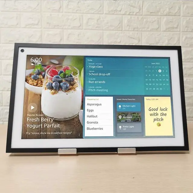 Alt view image 4 of 5 - Tilt Stand for Echo Show 15 Silver 041-02 SX