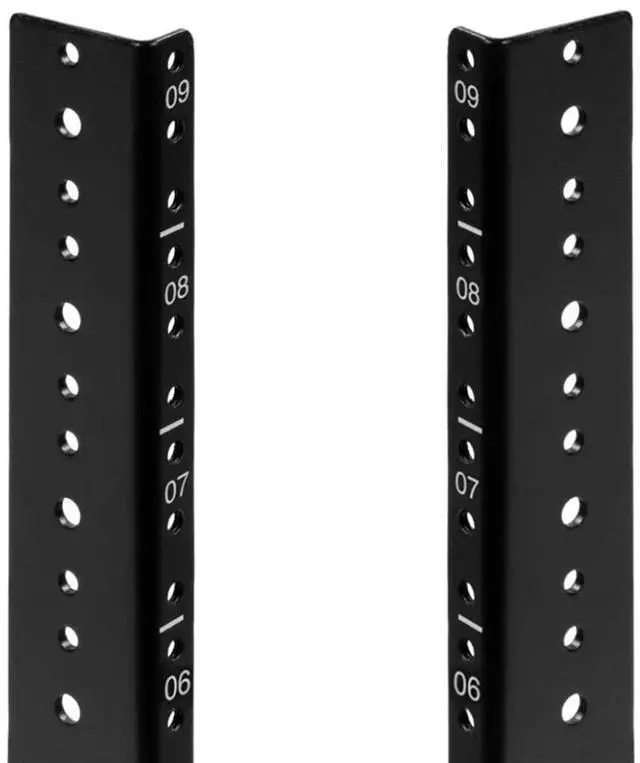 Main image of TECHTOO 9U Vertical Rack Rail Pair DIY Kit with Hardware for Network Equipment/Server/UPS Mounting Rail Kit (9U)