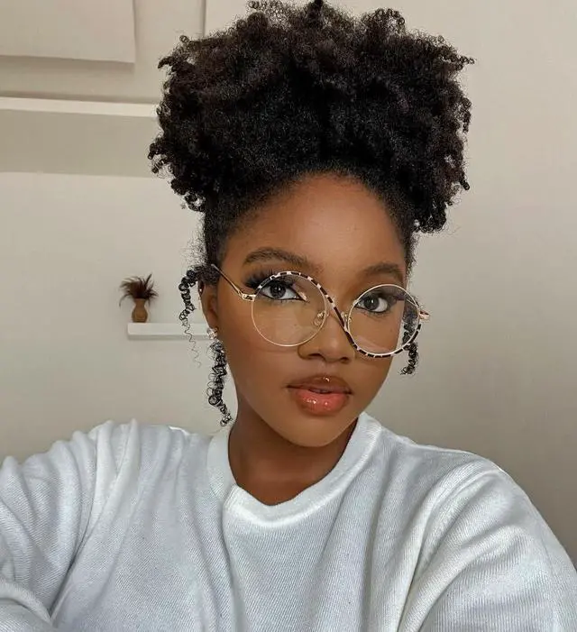 Alt view image 2 of 5 - VOOGLAM Blue Light Glasses for Women Tortoise Round Anti Eyestrain Dry Eyes Computer Phone TV Eyeglasses Manley GOM171265-04