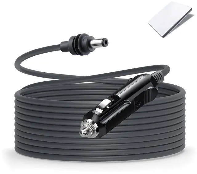 Main image of weishan 16ft Car Charger to DC Power Cable for Starlink Mini, Waterproof DC Car Charger Auto Power Supply Cord for Satellite Mini, 5m Long
