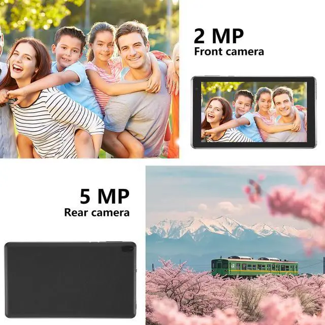 Alt view image 3 of 5 - YQSAVIOR 7 inch Tablet 4GB RAM 32GB ROM Quad-Core Processor Android 14 Tablet PC for Kids, IPS Screen, Dual Camera, WiFi, Bluetooth