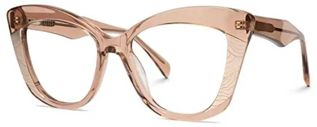 Alt view image 2 of 5 - Zeelool Vintage Cat Eye Blue Light Blocking Glasses for Women Amy JGA300178-03 Champagne