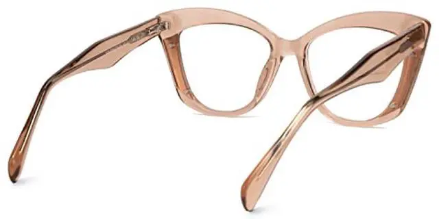 Alt view image 4 of 5 - Zeelool Vintage Cat Eye Blue Light Blocking Glasses for Women Amy JGA300178-03 Champagne