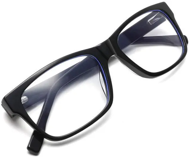 Main image of Zero D Chic Square Blue Light Blocking Glasses Computer Eyeglasses Anti Eyestrain Eyewear Frame Men Women