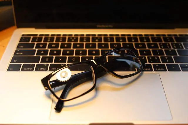 Alt view image 5 of 5 - Zero D Chic Square Blue Light Blocking Glasses Computer Eyeglasses Anti Eyestrain Eyewear Frame Men Women