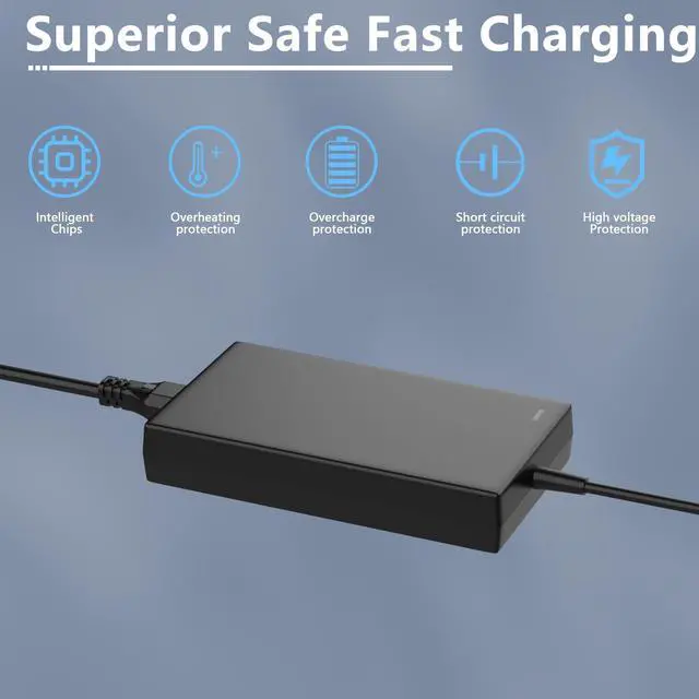 Alt view image 2 of 5 - 180W AC Charger Compatible with Acer Nitro 5 7 Predator Helios 300 Triton 300 Gaming Laptop AN515-58 AN515-55 ANV15 ANV16 Series Laptop Power Supply Cord