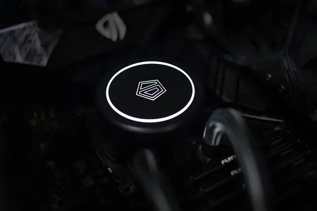 Alt view image 2 of 5 - ID-COOLING FROSTFLOW X 240 CPU Water Cooler AIO Cooler 240mm CPU Liquid Cooler White LED 2x120mm PWM Fans, Intel 1700/1200/115X, AMD AM5/AM4