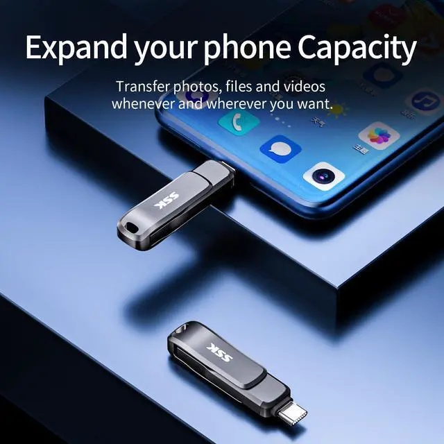Alt view image 4 of 5 - SSK USB C Thumb Drive Bundle