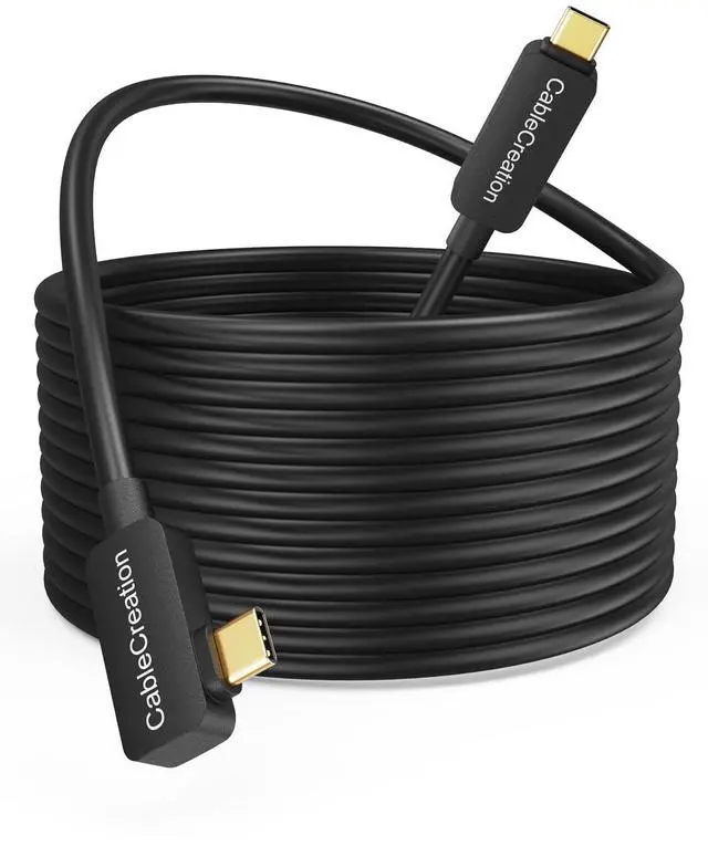 Main image of CableCreation -Upgraded Version USB C Fiber Optic Link VR Cable 16FT, USB C 3.2 Gen2 Cable USB C to C 10 Gbps Highly Speed Data Compatible with Quest 3/Quest 2 Virtual Reality Headsets and Gaming PC