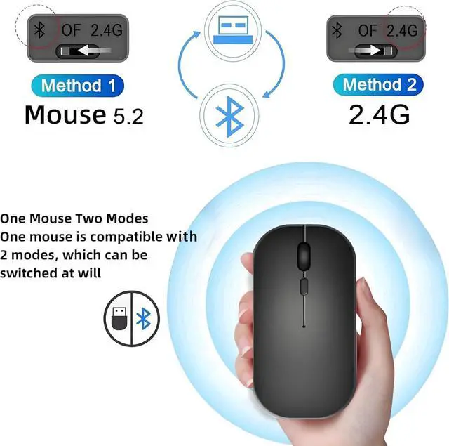 Alt view image 5 of 5 - Keyboard Case for Samsung Galaxy Tab S10 FE / S9 FE 10.9 inch/Tab S9 / S8 / S7 11 inch - with S Pencil Holder Case and Mouse Detachable Keyboard Case (Black)