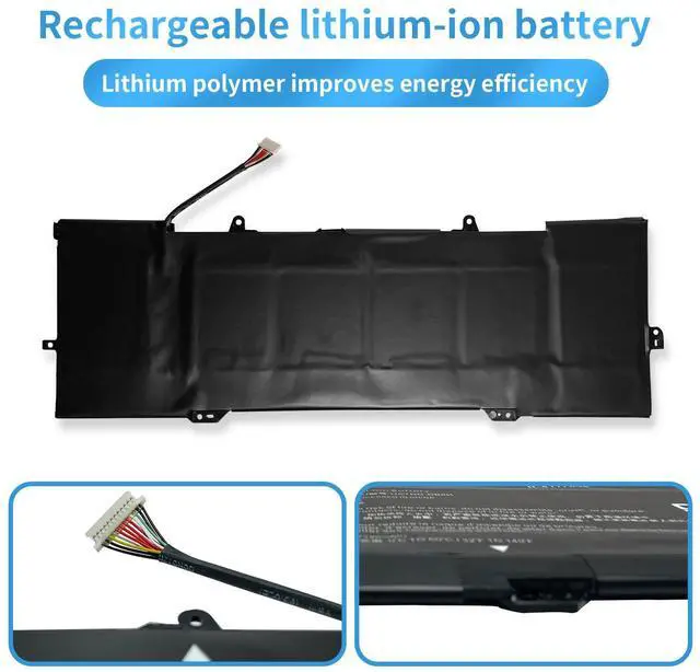 Alt view image 3 of 5 - Hubei YB06XL HSTNN-DB8H 928427-271 YBO6XL YB06084XL TPN-Q200 926372-855 Laptop Battery Replacement for HP Spectre X360 15-CH 15-CH002TX 15-CH013TX 2018 Series Notebook(11.55V 84.08Wh/7280mAh)