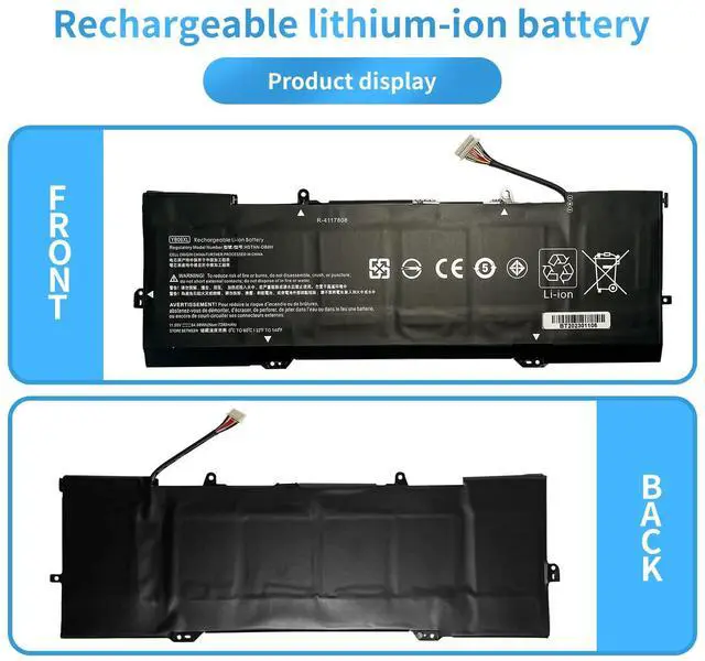 Alt view image 5 of 5 - Hubei YB06XL HSTNN-DB8H 928427-271 YBO6XL YB06084XL TPN-Q200 926372-855 Laptop Battery Replacement for HP Spectre X360 15-CH 15-CH002TX 15-CH013TX 2018 Series Notebook(11.55V 84.08Wh/7280mAh)