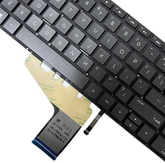 Alt view image 3 of 5 - Suyitai Replacement for HP Spectre X360 15-CH 15-CH000 Series Laptop Keyboard US Backlit No Frame