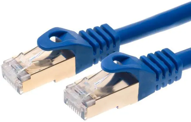 Alt view image 2 of 5 - Cables Direct Online 100FT S/FTP Cat7 Copper Network Ethernet Patch Cable, Internet Wire, Compatible with PC, Laptop, Modem, Router, TVs, Printer Cord, Consoles for Home and Office (100ft, Blue)