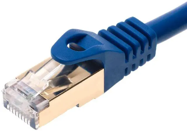 Alt view image 4 of 5 - Cables Direct Online 100FT S/FTP Cat7 Copper Network Ethernet Patch Cable, Internet Wire, Compatible with PC, Laptop, Modem, Router, TVs, Printer Cord, Consoles for Home and Office (100ft, Blue)