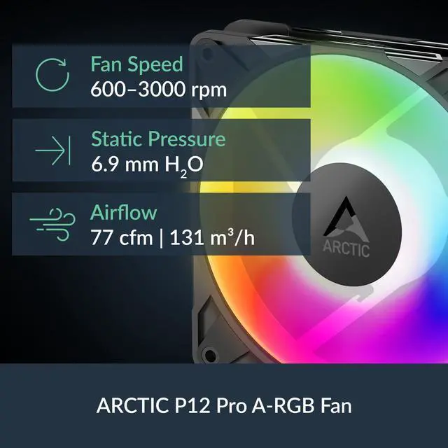 Alt view image 3 of 5 - ARCTIC Liquid Freezer III Pro 240 A-RGB - 240 mm AIO CPU Cooler, Water Cooling, 38 mm Radiator, PWM Pump, VRM Fan, AMD AM5/AM4, Intel LGA1851/1700 Contact Frame - Black