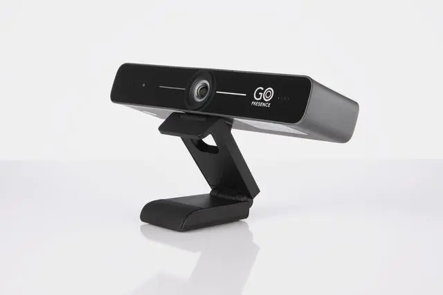 Alt view image 4 of 5 - GoPresence Smart 4K Ultra HD Webcam, 120° Wide-Angle, 20ft Audio Range, AI Auto-Framing