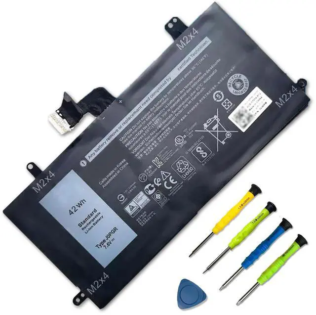 Main image of SUNNEAR J0PGR Laptop Battery Replacement for Dell Latitude 12 5285 E5285 5290 2-in-1 T17G T17G001 T17G002 Series Notebook JOPGR 0J0PGR 0RDYCT RDYCT 1WND8 X16TW 0X16TW FTH6F 0FTH6F FTG78 7.6V 42Wh