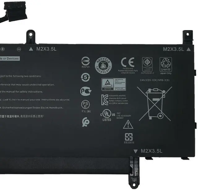 Alt view image 4 of 5 - EPYOBW N7HT0 Laptop Battery 52Wh 6500mAh 4-Cell 7.6V Compatible with Dell Latitude 9510 9520 / Latitude 9520 2-in-1 Series TVKGH V5K68 N2NLL HYMNG 08NFC7 N7HTO 0PKW00 089GNG 0HYMNG