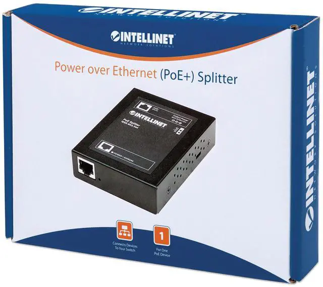 Alt view image 2 of 5 - Intellinet PoE+ Splitter (560443)