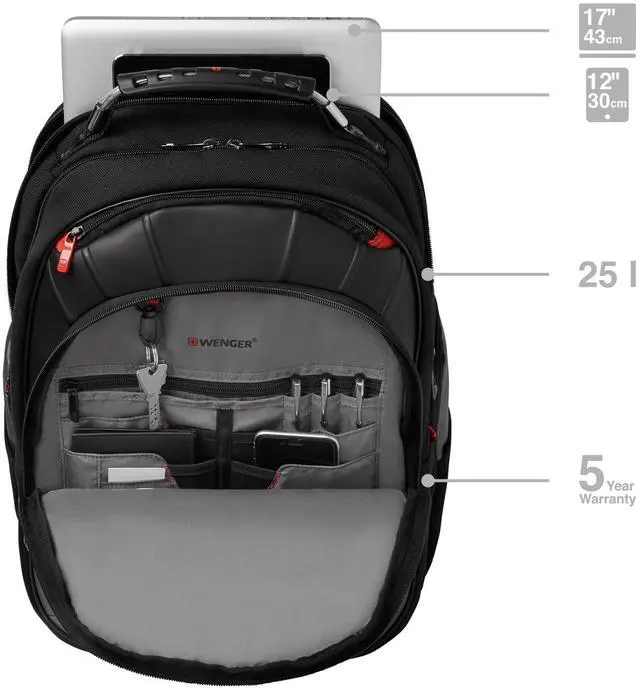 Alt view image 2 of 5 - PEGASUS from SwissGear by Wenger Computer Backpack