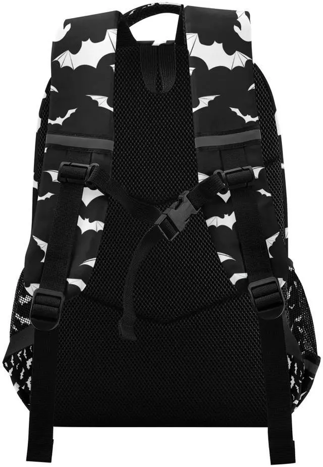 Alt view image 2 of 5 - Glaphy Halloween Bats Backpacks Laptop School Book Bag Lightweight Daypack for Men Women Teens Kids