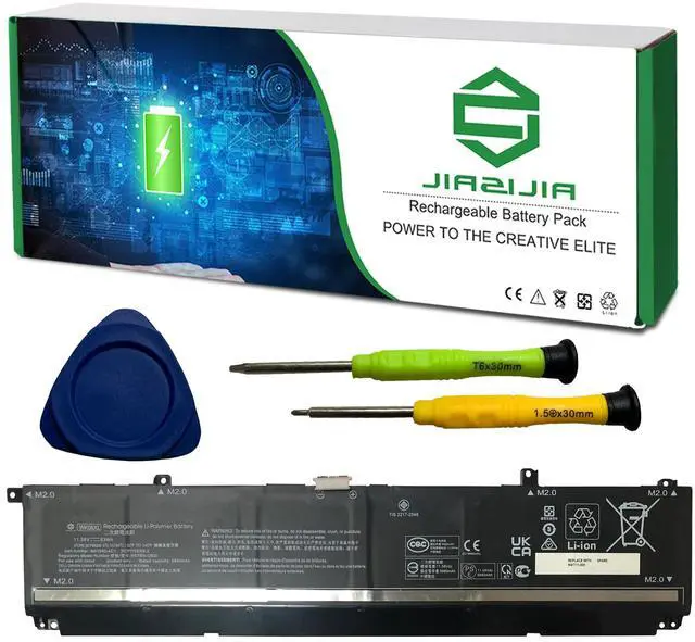 Main image of JIAZIJIA WK06XL M41711-005 Laptop Battery Replacement for HP Omen 7 Plus 17-CK0000TX 17-CK0001NL 17-CK0007NV 17-CK0013SA 17-CK0079NG Series Notebook M41640-AC1 HSTNN-OB2I 11.58V 83Wh 6880mAh