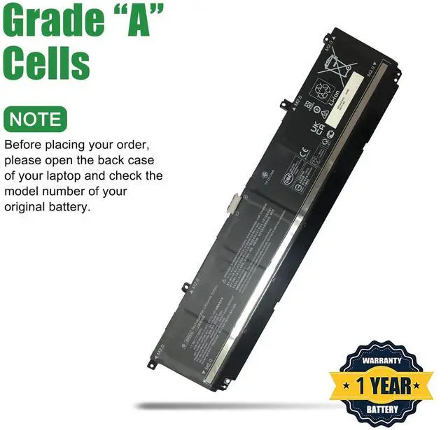Alt view image 3 of 5 - JIAZIJIA WK06XL M41711-005 Laptop Battery Replacement for HP Omen 7 Plus 17-CK0000TX 17-CK0001NL 17-CK0007NV 17-CK0013SA 17-CK0079NG Series Notebook M41640-AC1 HSTNN-OB2I 11.58V 83Wh 6880mAh