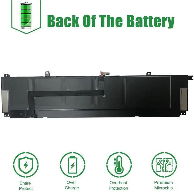 Alt view image 5 of 5 - JIAZIJIA WK06XL M41711-005 Laptop Battery Replacement for HP Omen 7 Plus 17-CK0000TX 17-CK0001NL 17-CK0007NV 17-CK0013SA 17-CK0079NG Series Notebook M41640-AC1 HSTNN-OB2I 11.58V 83Wh 6880mAh