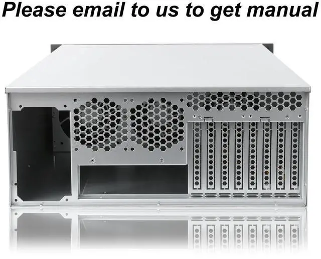 Alt view image 3 of 5 - RackChoice 4U Rackmount Server Chassis 8-Bay 12Gbps Hot-Swappable SATA/SAS, EATX/ATX Compatible, Alloy Steel, Black, Ideal for Data Centers & SMBs