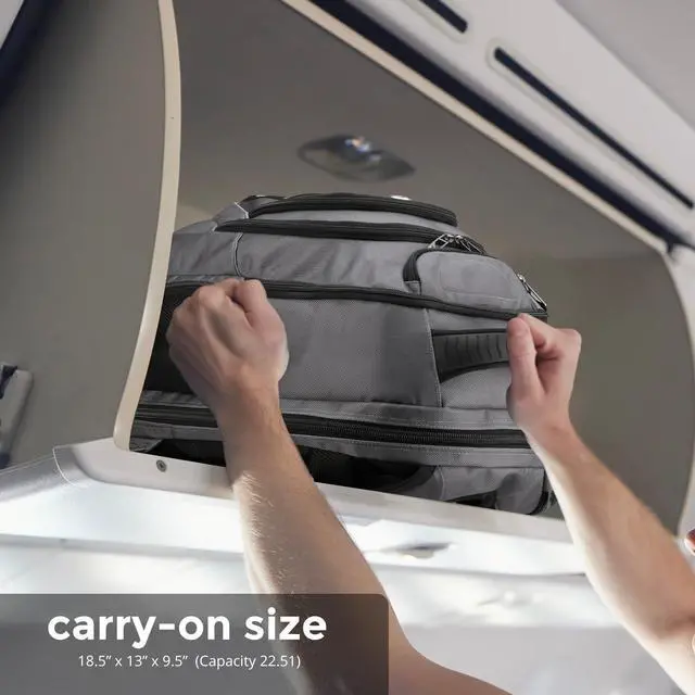 Alt view image 4 of 5 - Swissdigital Design TSA Business Laptop Backpack For Men,Travel Backpack With USB Charging Port,College Tech Backpacks With RFID Pockets Presents For Men Fits 15.6 Inch Computer Grey | TERABYTE