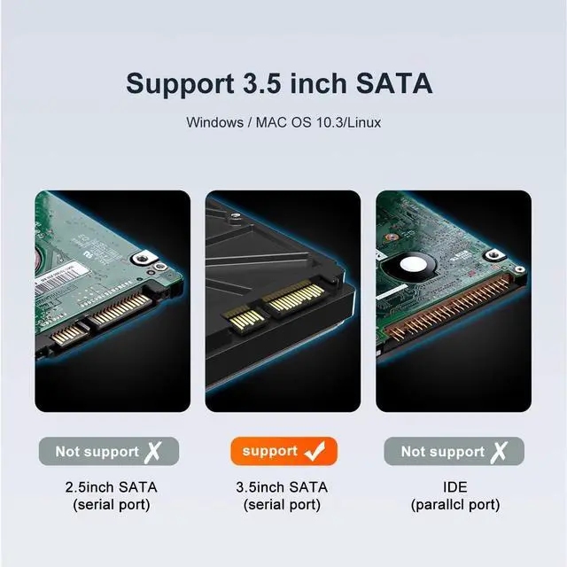 Alt view image 2 of 5 - Dual Bay Raid SATA Enclosure-M.2 Enclosure