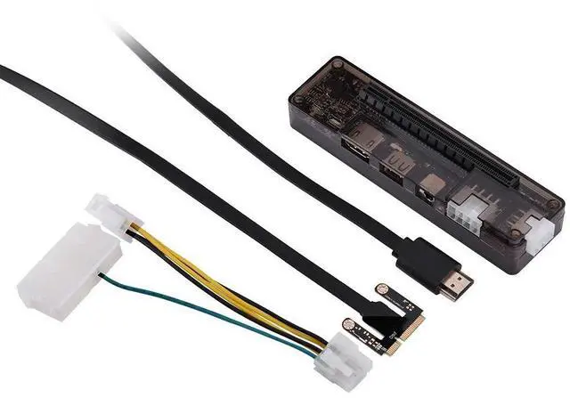 Alt view image 3 of 5 - Laptop External Independent Video Card Dock,for Mini PCIE,Expresscard,6Pin+ Interface Output,Without Power Supply