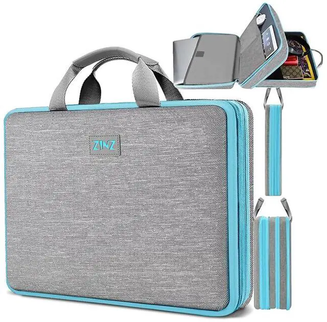 Main image of ZINZ Slim and Expandable Laptop Sleeve 15 15.6 16 Inch Case Bag for 15"-16" Notebooks Water-Resistant Handbag Multipurpose Computer Accessories Storage Bag,G01Y01