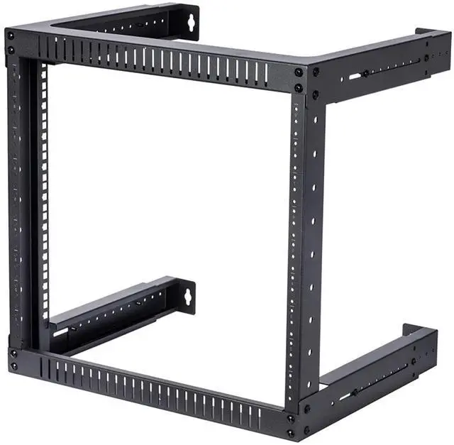 Main image of TECHTOO Wall Mount Rack 9U Adjustable Depth Open Frame 19Inch Server Equipment Rack Heavy Duty Patch Panel Bracket Network Equipment Rack (Adjustable 9U)