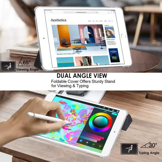 Alt view image 4 of 5 - DuraSafe Cases for iPad 2015 Mini 4th GenerationCase A1538 MK6K2LL/A MK6J2LL/A MK6L2LL/A A1550 MK9J2LL/A MK9H2LL/A MK9G2LL/A MK9P2LL/A MK9Q2LL/A MK9N2LL/A MK882LL/A MK872LL/A MK8C2LL/A - Black