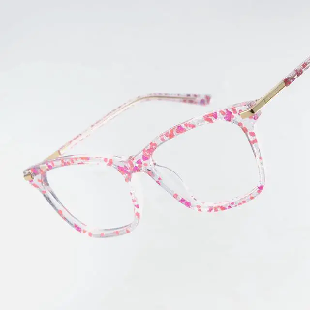 Alt view image 4 of 5 - Zeelool Classic Rectangular Blue Light Glasses for Women ZJGX439722-03 Pink