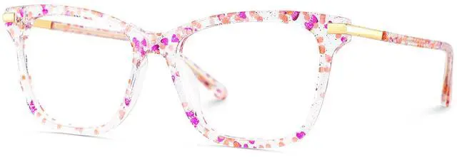 Alt view image 5 of 5 - Zeelool Classic Rectangular Blue Light Glasses for Women ZJGX439722-03 Pink