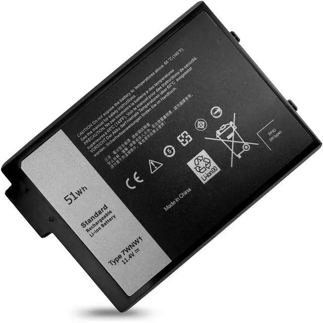 Main image of 51Wh 7WNW1 Laptop Battery 11.4V Replacement for Dell Latitude 14 5424 14 5420 14 7424 Rugged Extreme Series 07WNW1 DMF0C DMF8C GK3D3 6NNCF 06NNCF DP3KF 0DP3KF 451-BCHV P137G P85G P86G P137G001 P86G001