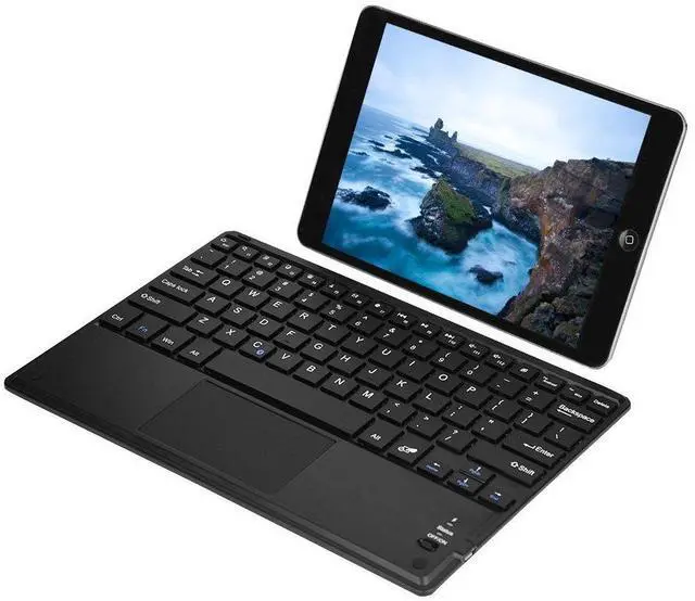 Main image of Wendry Ultra-Slim Bluetooth Keyboard, Portable Bluetooth Keyboard with Touchpad for PC Android Phone Tablet