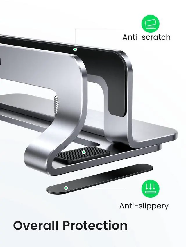 Alt view image 4 of 5 - UGREEN Vertical Laptop Stand Bundle
