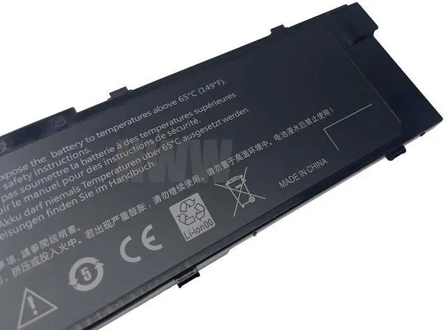 Alt view image 3 of 4 - K KYUER HWW New 11.1V 72Wh 6460mAh T05W1 Battery Compatible with Dell Precision 15 7510 7520 17 7710 7720 M7710 TO5W1 MFKVP 1G9VM M28DH 0FNY7 RDYCT TWCPG 1V0PP Series