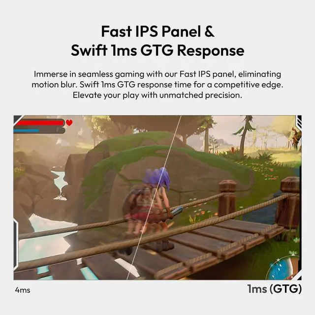Alt view image 4 of 5 - Pixio PX27U Wave Pink 27 inch 160Hz Refresh Rate 4K 3840x2160p Resolution Fast IPS Panel 1ms GTG Response Time 4K Pink Gaming Monitor with Adaptive Sync