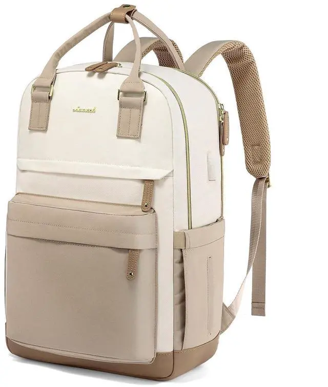 Main image of LOVEVOOK Travel Laptop Backpack Women, 17.3 Inch Anti-theft Laptop Bag with USB Port, Fashion Waterproof Computer Backpacks Teacher Nurse Backpack Purse for College School Work