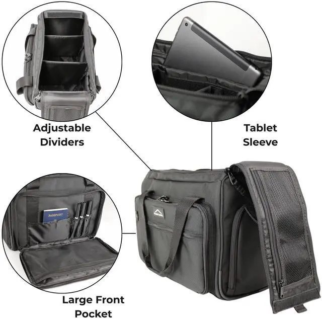 Alt view image 3 of 4 - Flight Level Pilot Bag, Flight Case, Crew Bag, Aviation, EFB