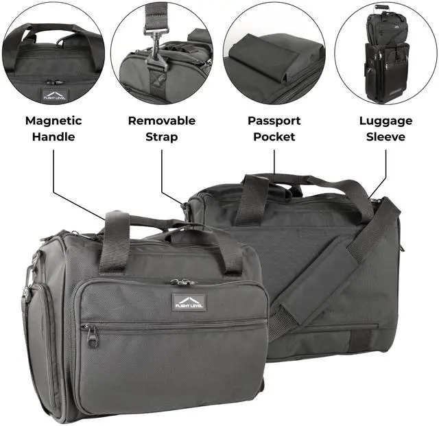 Alt view image 2 of 4 - Flight Level Pilot Bag, Flight Case, Crew Bag, Aviation, EFB